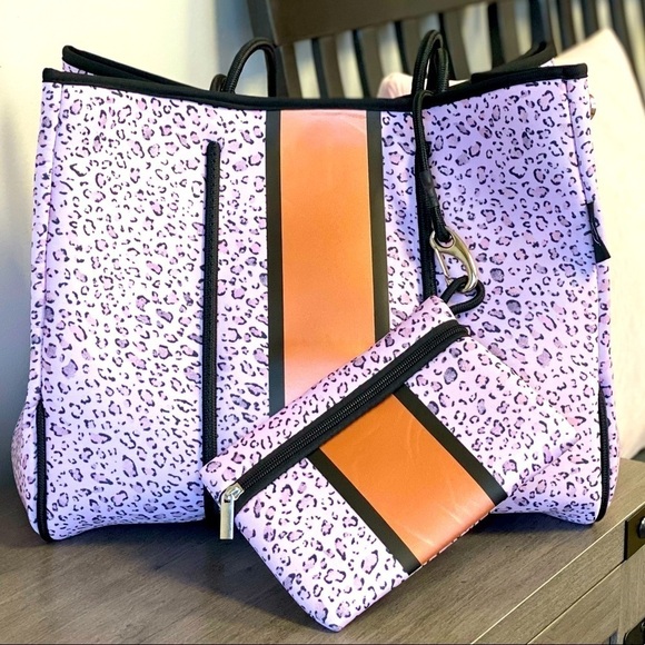 Brand NEW Georgia Tote & Clutch in ~ Rose Gold Leopard 💖 - Picture 3 of 9
